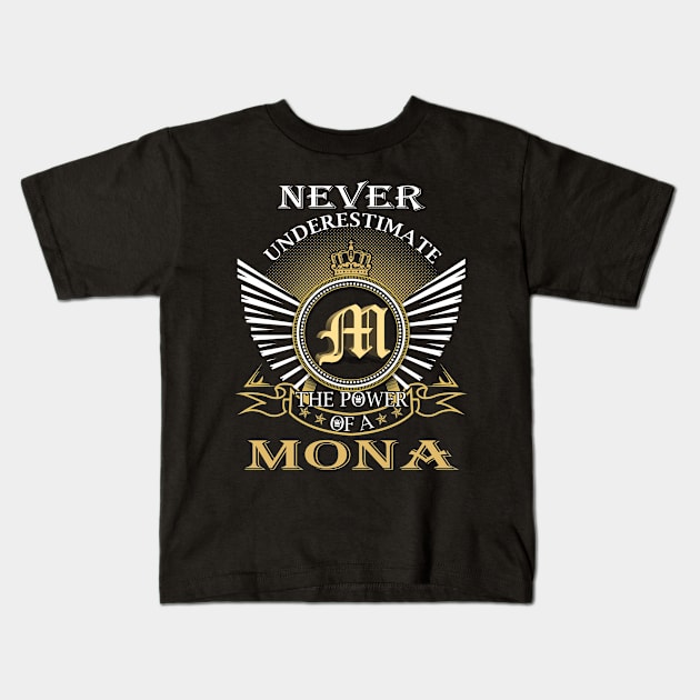 Its MONA Thing You Wouldnt Understand Kids T-Shirt by Nap